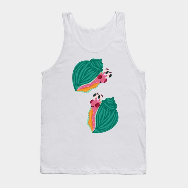 Periwinkle Sea Slug Tank Top by Ipoole